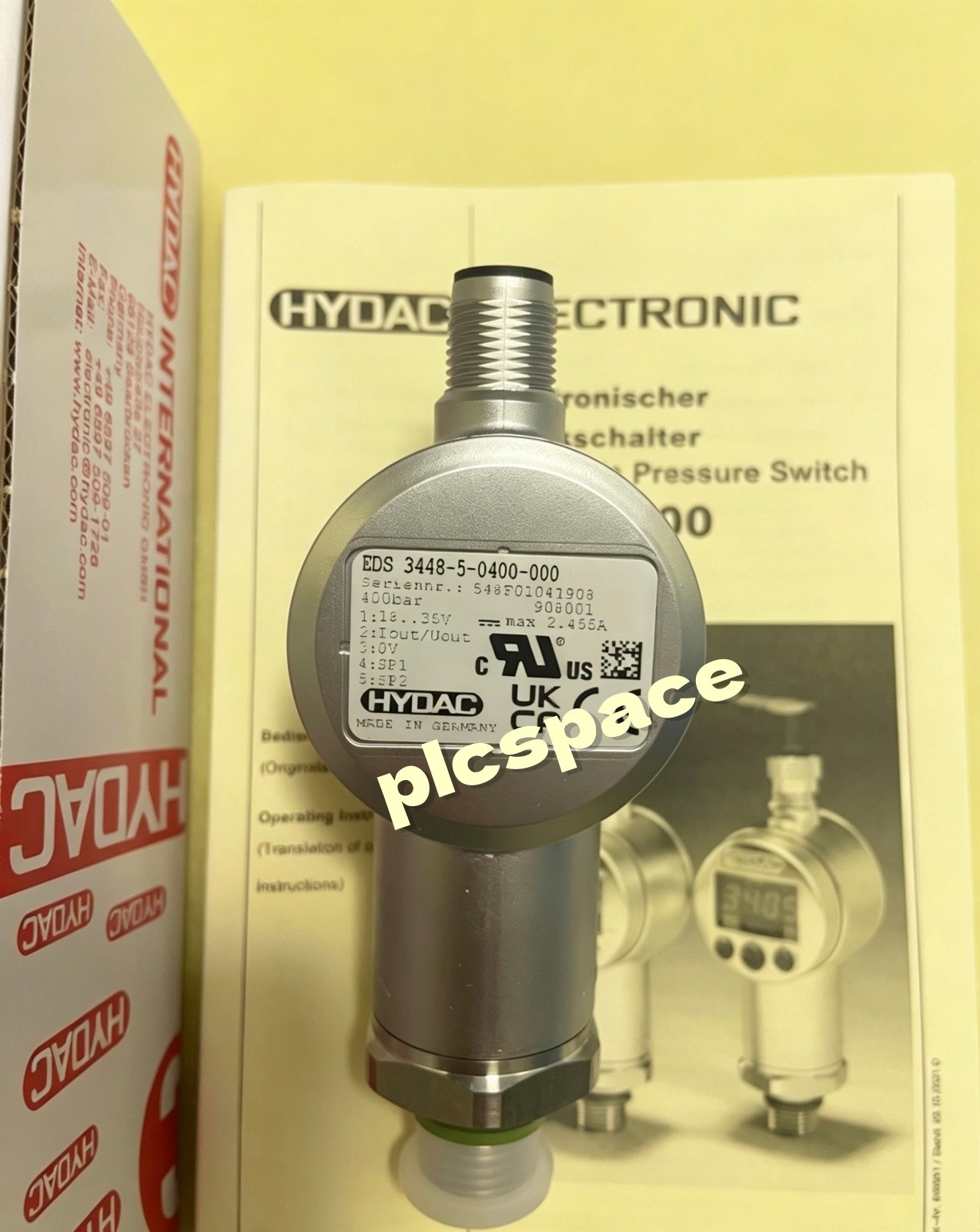 HYDAC EDS-3448-5-0400-000 brand new Pressure Sensor EDS-3448-5-0400-000
