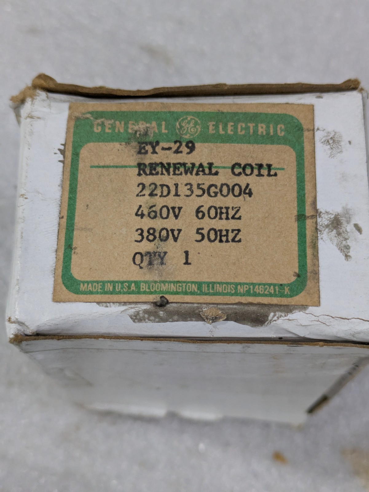 GENERAL ELECTRIC 22D135G004 RENEWAL COIL 460V 60HZ380V 50HZ