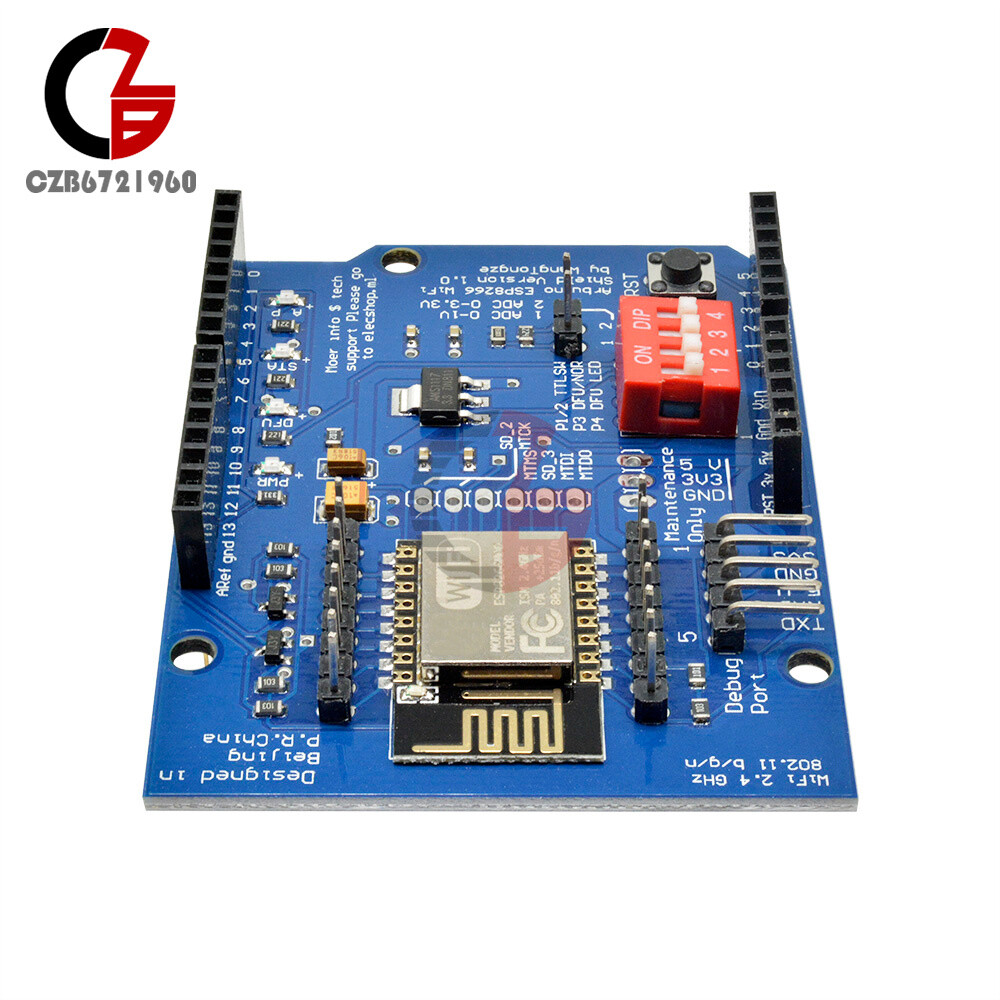 ESP-12E ESP8266 UART WIFI Wireless Shield TTL Converter for Arduino UNO R3 Mega