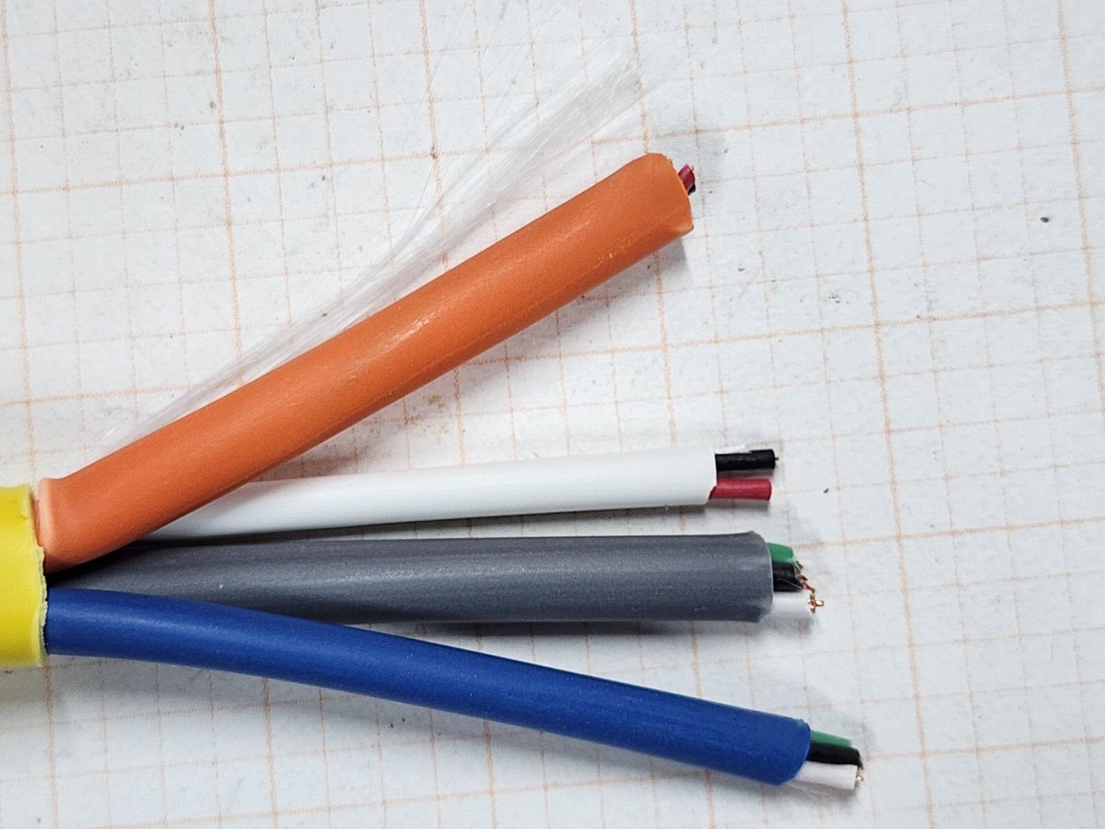 Carol 4EPL1S 18/4C+22/3P+22/4C+22/2C Plenum Access Control Cable CMP Yellow/50ft