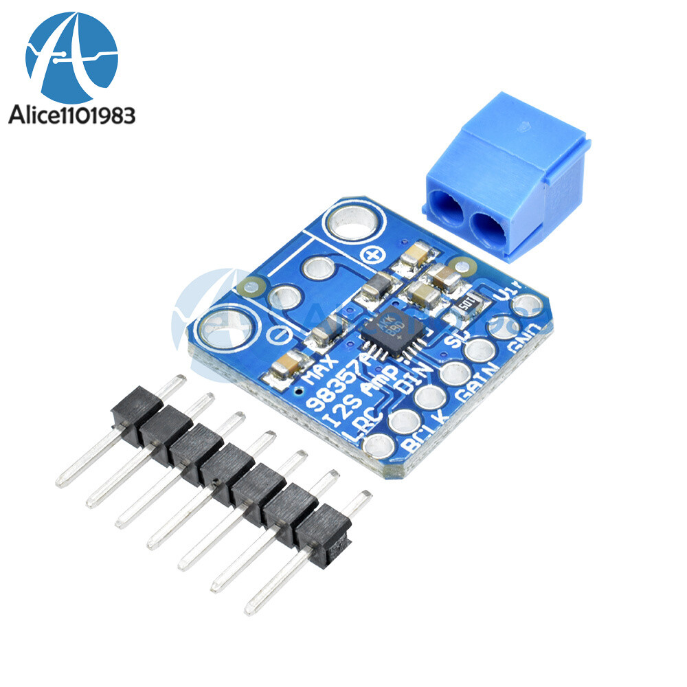 MAX98357 Amplifier Breakout Interface I2S Class D Module For ESP32 Raspberry Pi