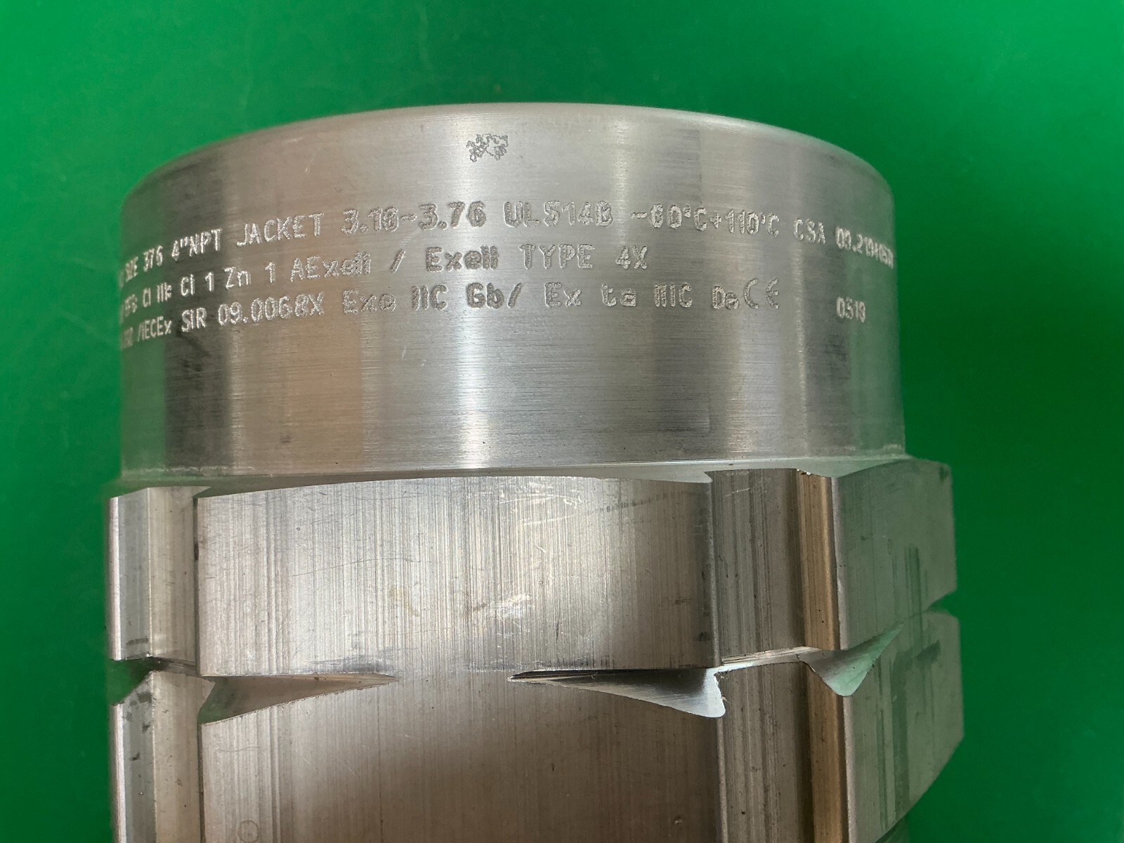 Appleton 4″ N.T.P. Cable Gland. TMC2-400376A conn, aluminum. FOR HAZARDOUS LOC.