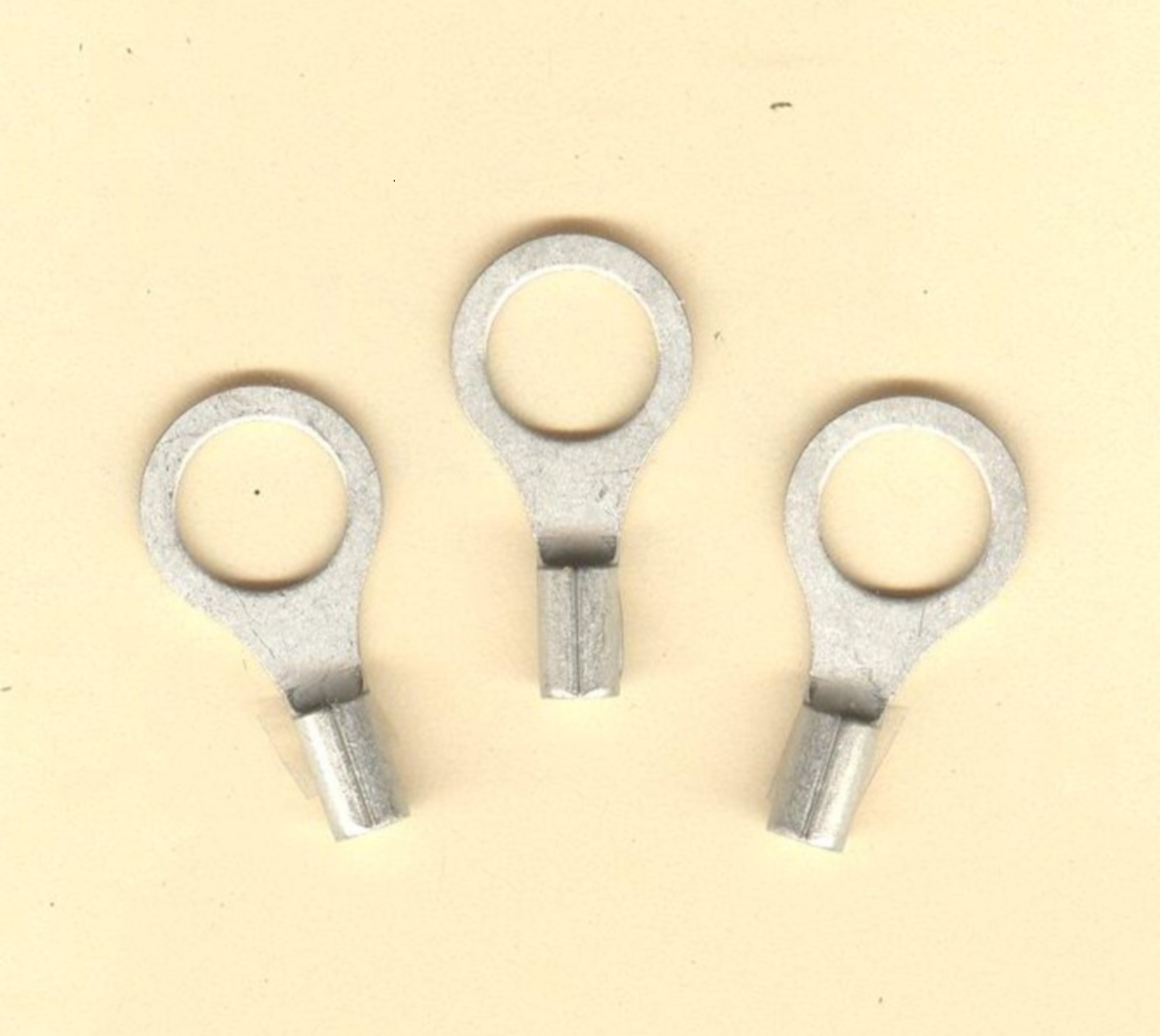 50 Non Insulated RING Terminal Connectors #16-14 Wire Gauge AWG 5/16″ Stud USA