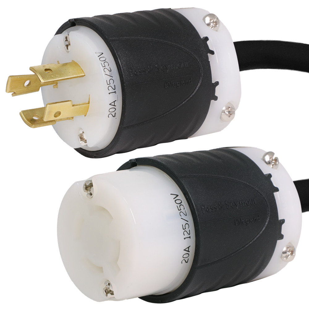 NEMA L14-20 Extension Cord – 15 ft, 20A 125/250V 12 AWG – Iron Box # IBX-4805-15