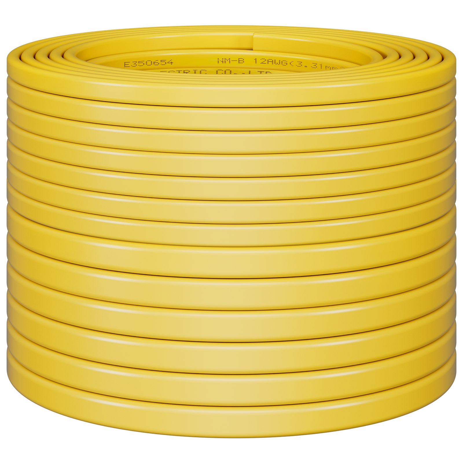 NM-B Wire 12AWG/2C Copper Core Cable 100 ft Electrical Wire with Ground