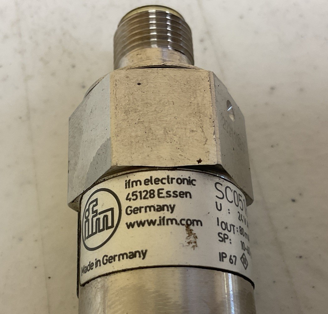 IFM ELECTRONIC SC0516 CARRIER FLOW SWITCH, FREE SHIPPING