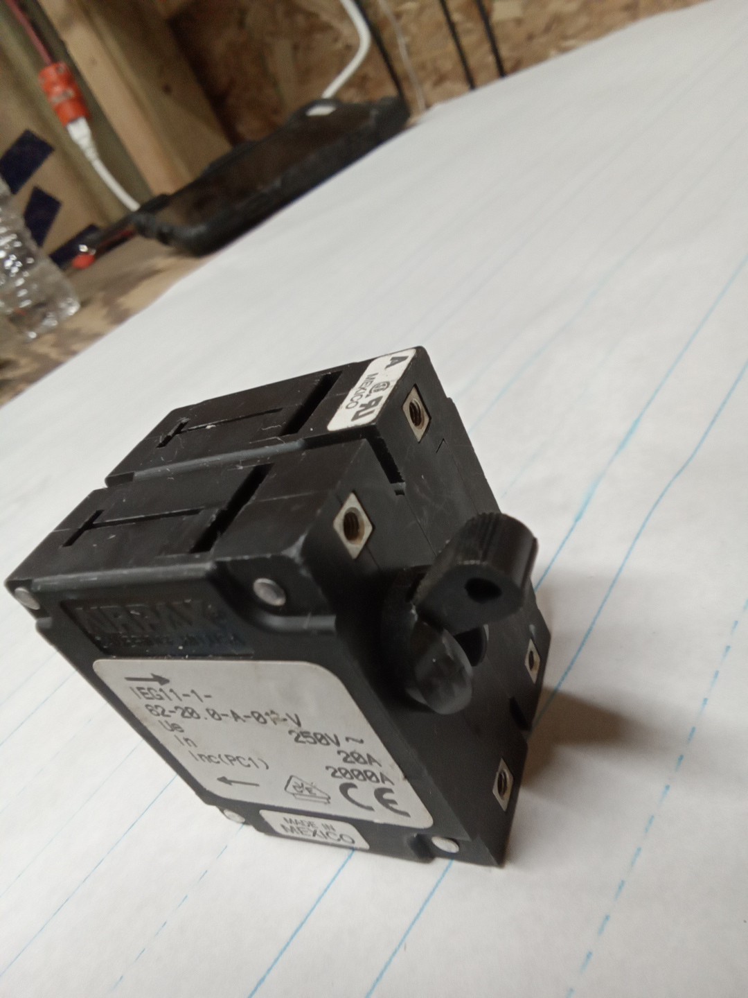 Airpax IEG11-1-62-20.0-01-V IEG1116220001V Circuit Protection