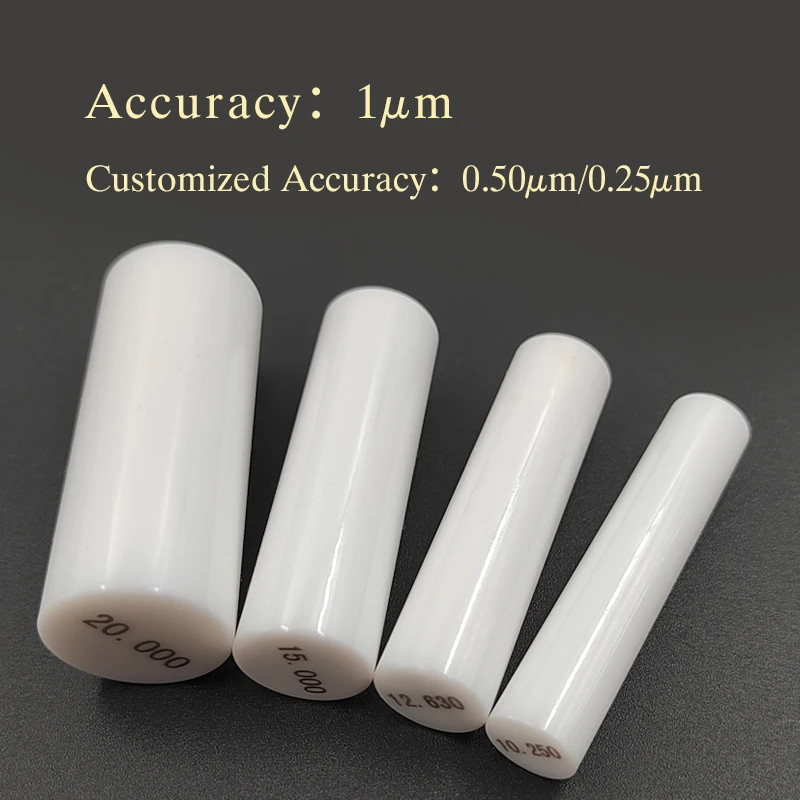1PC Ceramic Pin Gauge Grade 0 Gauge Tools Range 0.5-20.00mm Carpentry Inspection