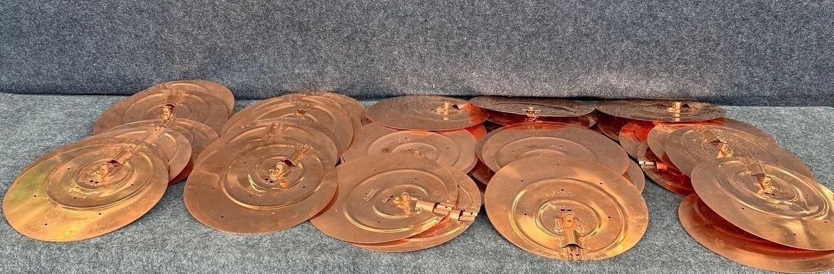BLACKBURN Copper Ground Plate 10″ Dia #14 Sol. to 4 Str. AWG, Lot of 50*
