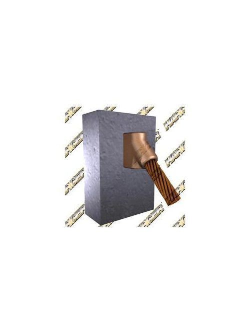 Harger UltraWeld VA4/0B Exothermic Weld Mold 4/0 Copper Cable to Vertical Steel