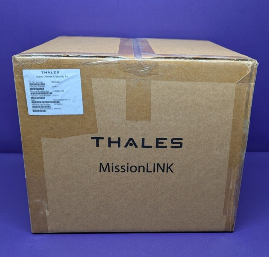 New Thales MissionLINK 700 Vehicular Satellite Internet System Kit MF350BV