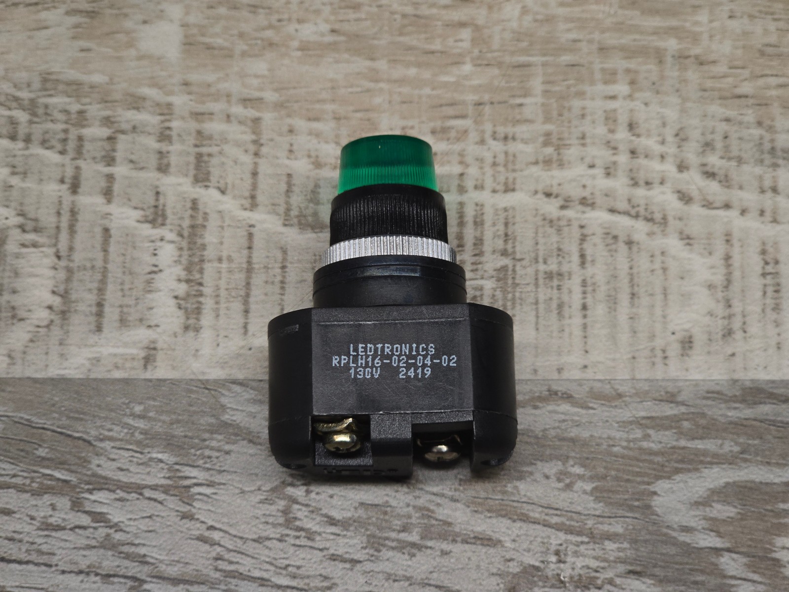 LEDTRONICS RPLH16-02-04-02 16MM LAMP – GREEN – 130V RATED