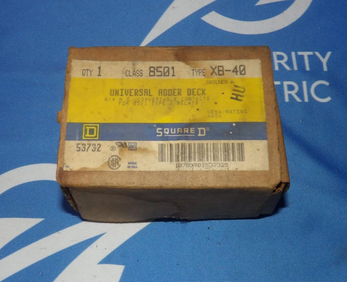 NIB Square D 8501 XB-40 Series A Universal Ader Deck + 1 Year Warranty