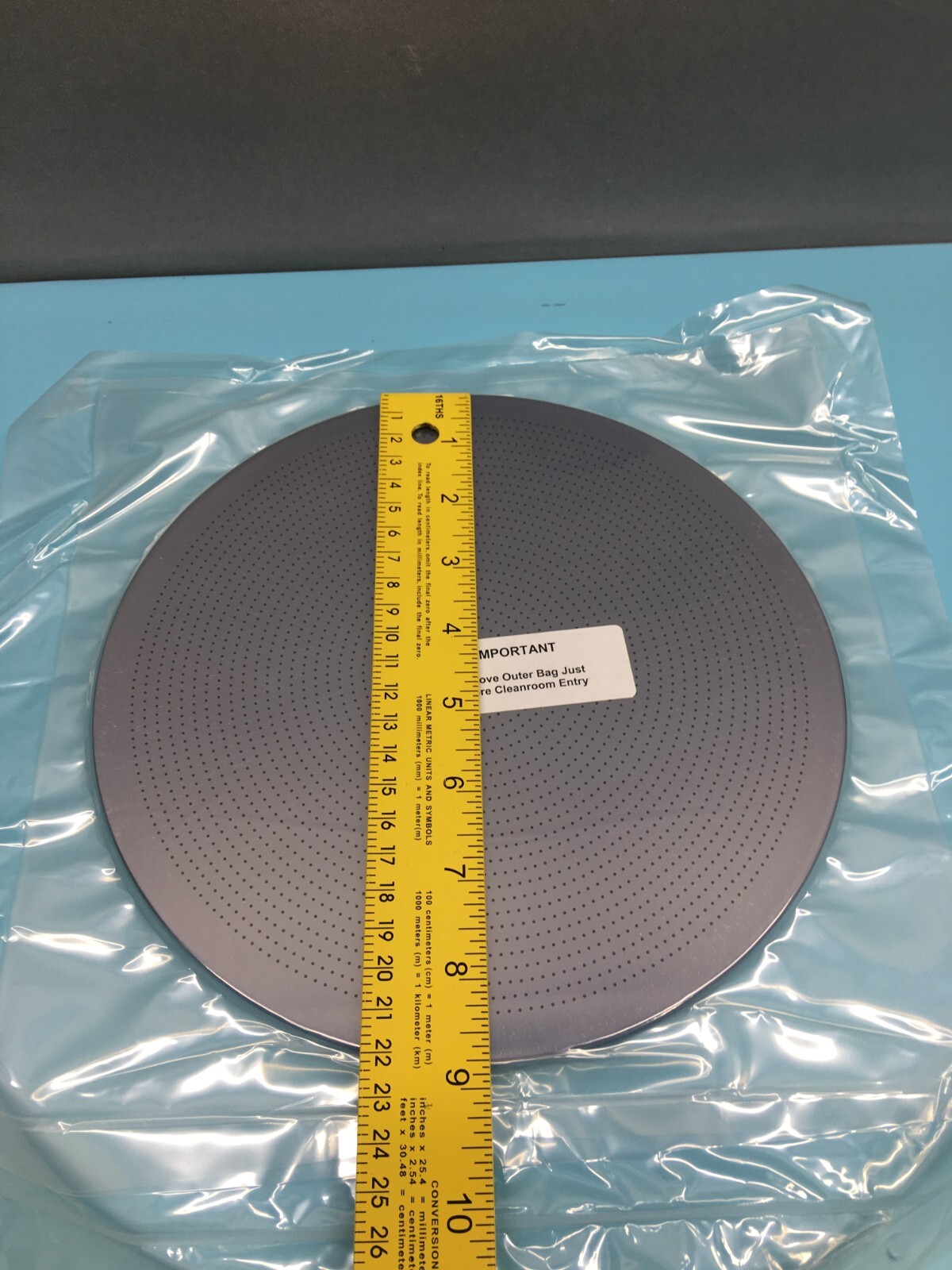 LAM 715-011909-501 PLATE, UPPER ELCTDRODE 8″ POLISHED CAPTIVE, 123495