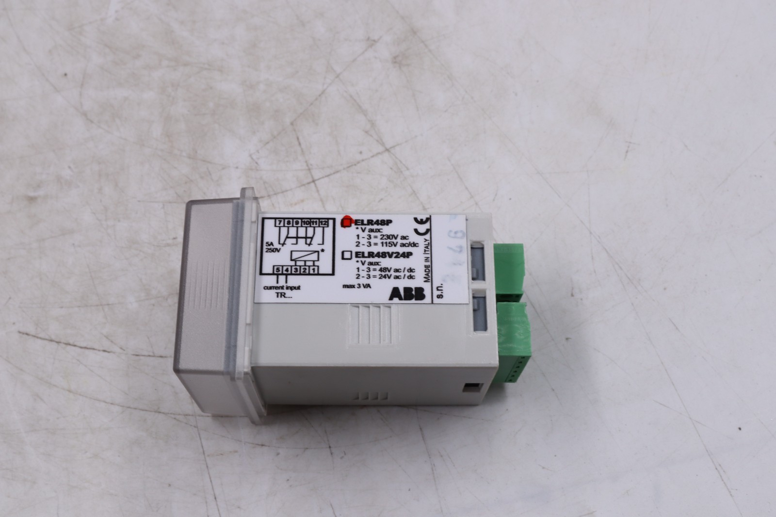 ABB ELR48P MADE IN ITALY
