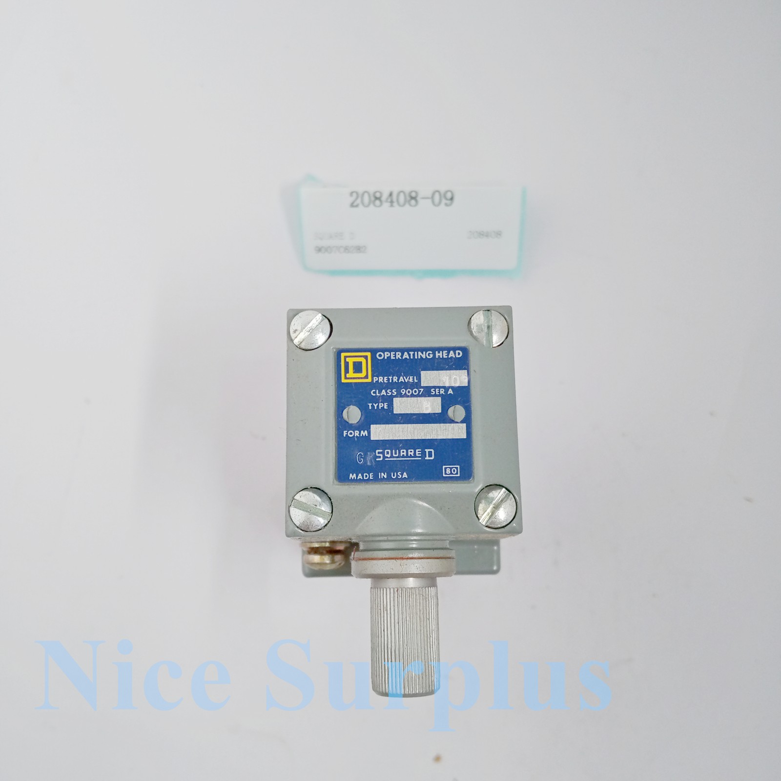 SQUARE D Limit Switch 9007C62B2