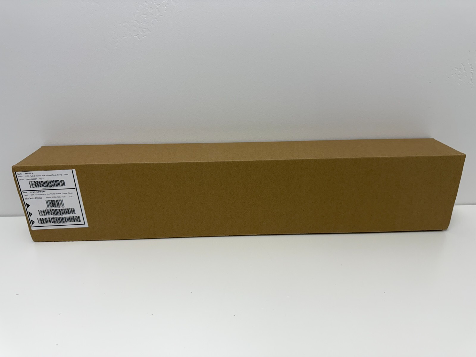 NEW Colebrook Bosson Saunders FLO dynamic MONITOR ARM CBS SILVER w/o DESK CLAMP