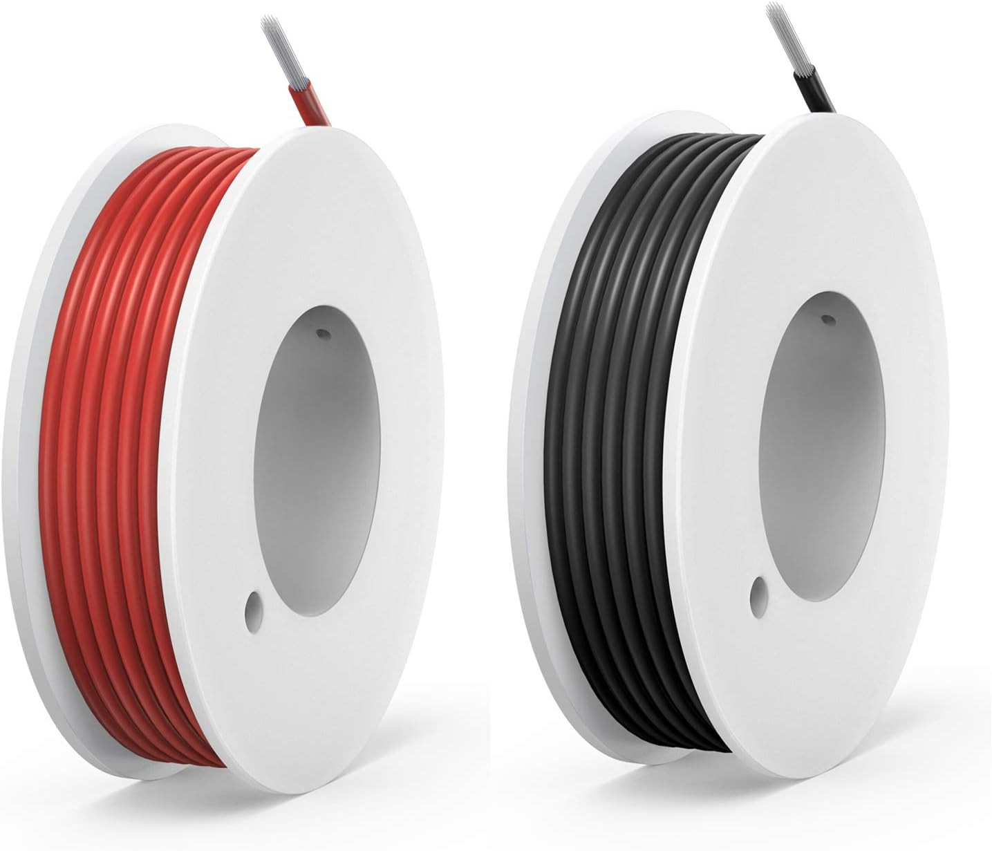 20 awg Silicone Electrical Wire Cable 2 Colors (23ft Each) 20 Gauge Hookup Wires