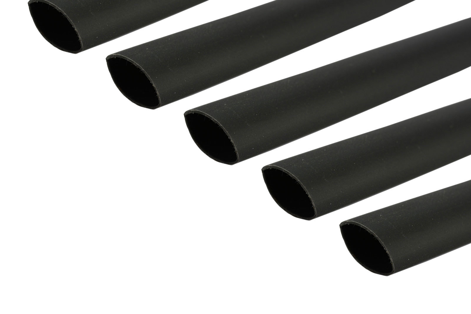 5 Lot TEMCo 1/2″ Marine Heat Shrink Tube 3:1 Adhesive Glue Lined 12″ long BLACK