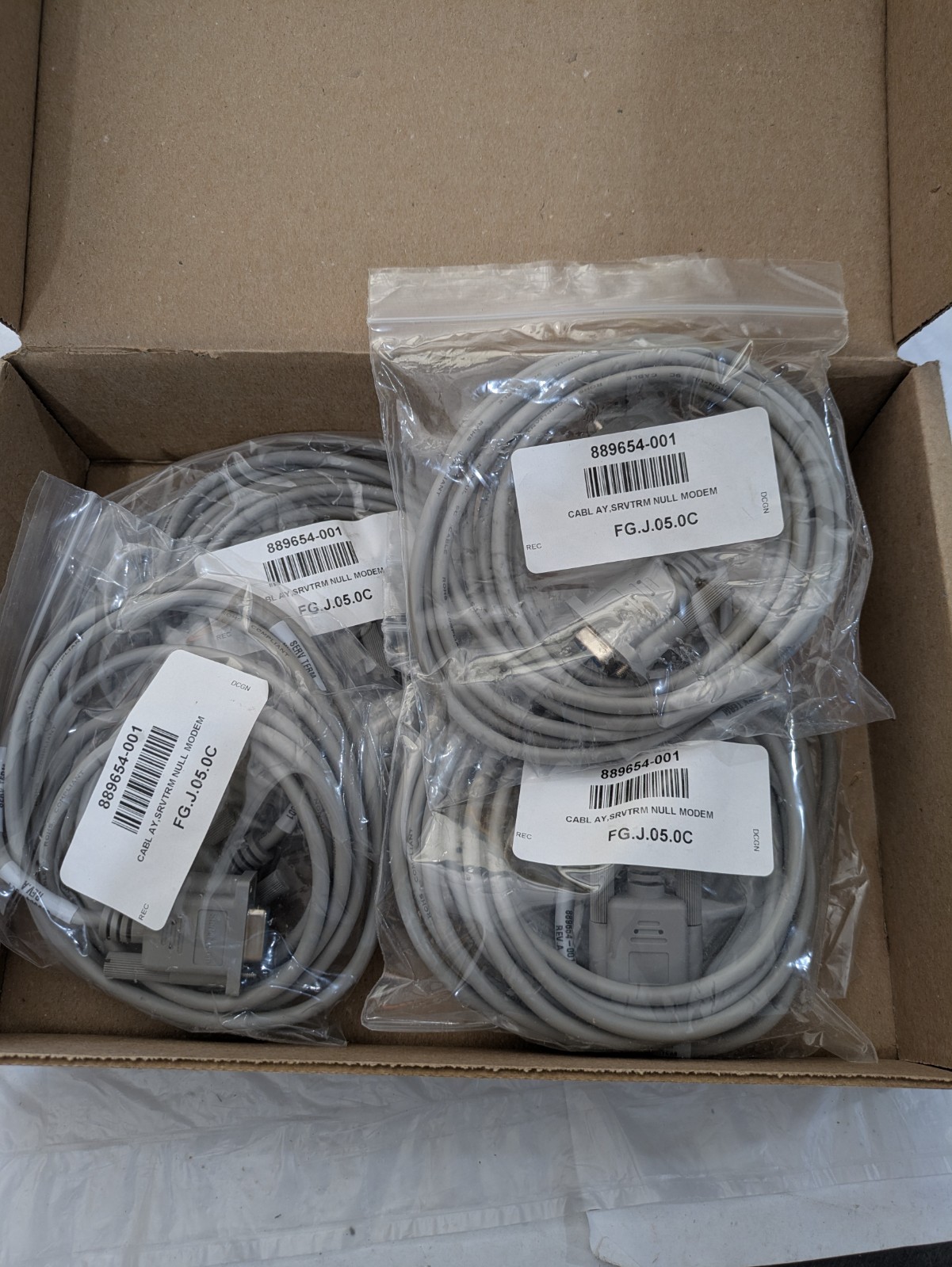 Dresser Wayne 889654-001 Cable Assembly SRVTRM Null Modem