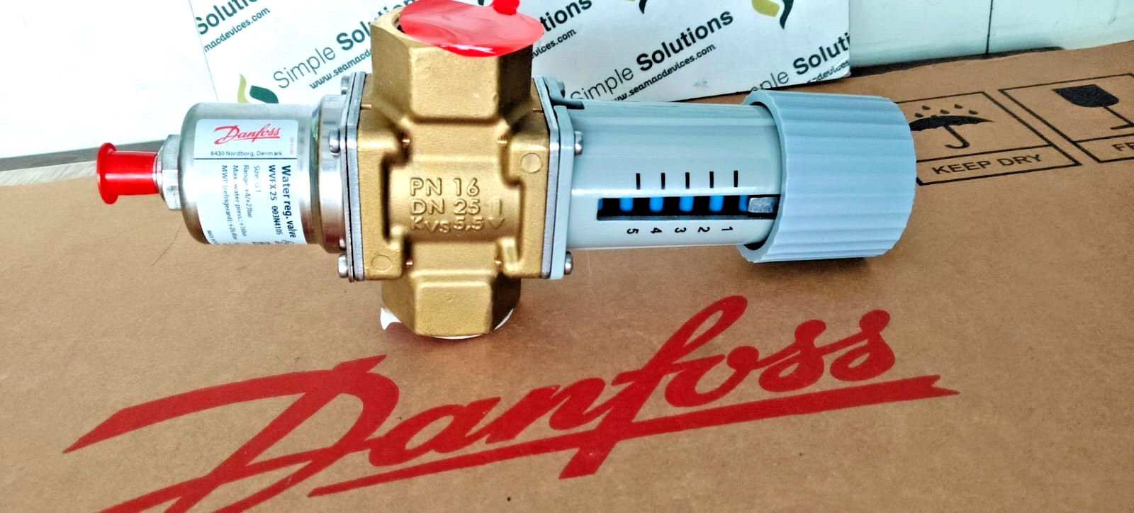 1PC-Danfoss 003N4105 Pressure operated water valve,WVFX 25,4.00bar -23.00bar-NEW