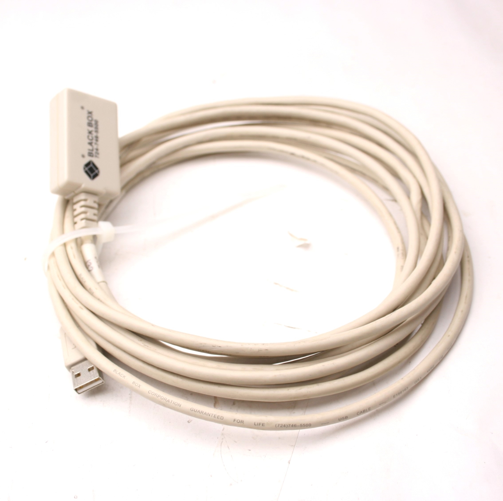Black Box USBR01-0016-R2 Computer Cable, 16 Feet Long, Type A USB