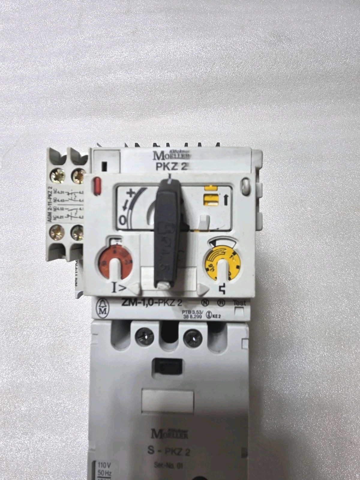 Klockner Moeller S-PKZ2,  ZM-1,0-PKZ2,PKZ2 Combination Starter Motor Protector