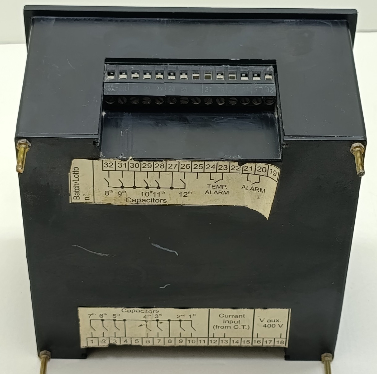 Dossena & C. Automatic Power Factor Regulator Type RFV12 Correction / 400V 50Hz