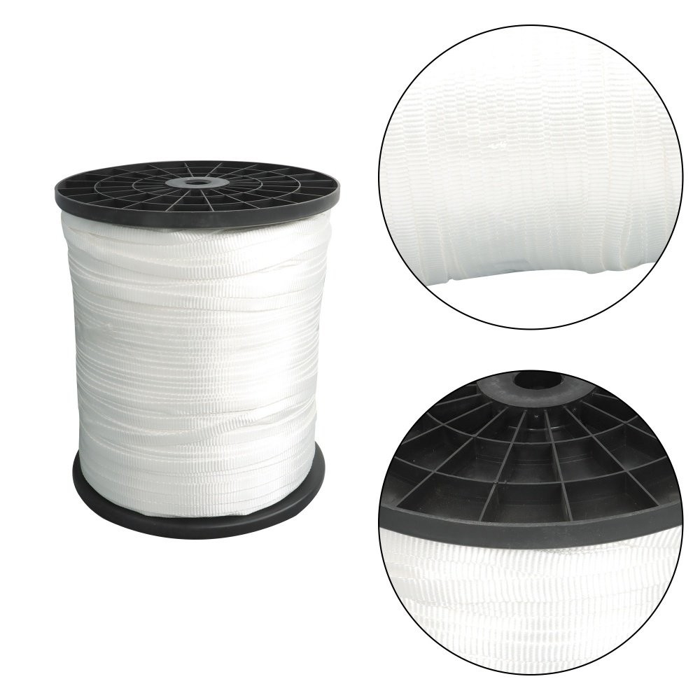Polyester Pulling Tape Mule Tape 5/8″ x 3000′ 1800lbf Tensile Capacity Gardening