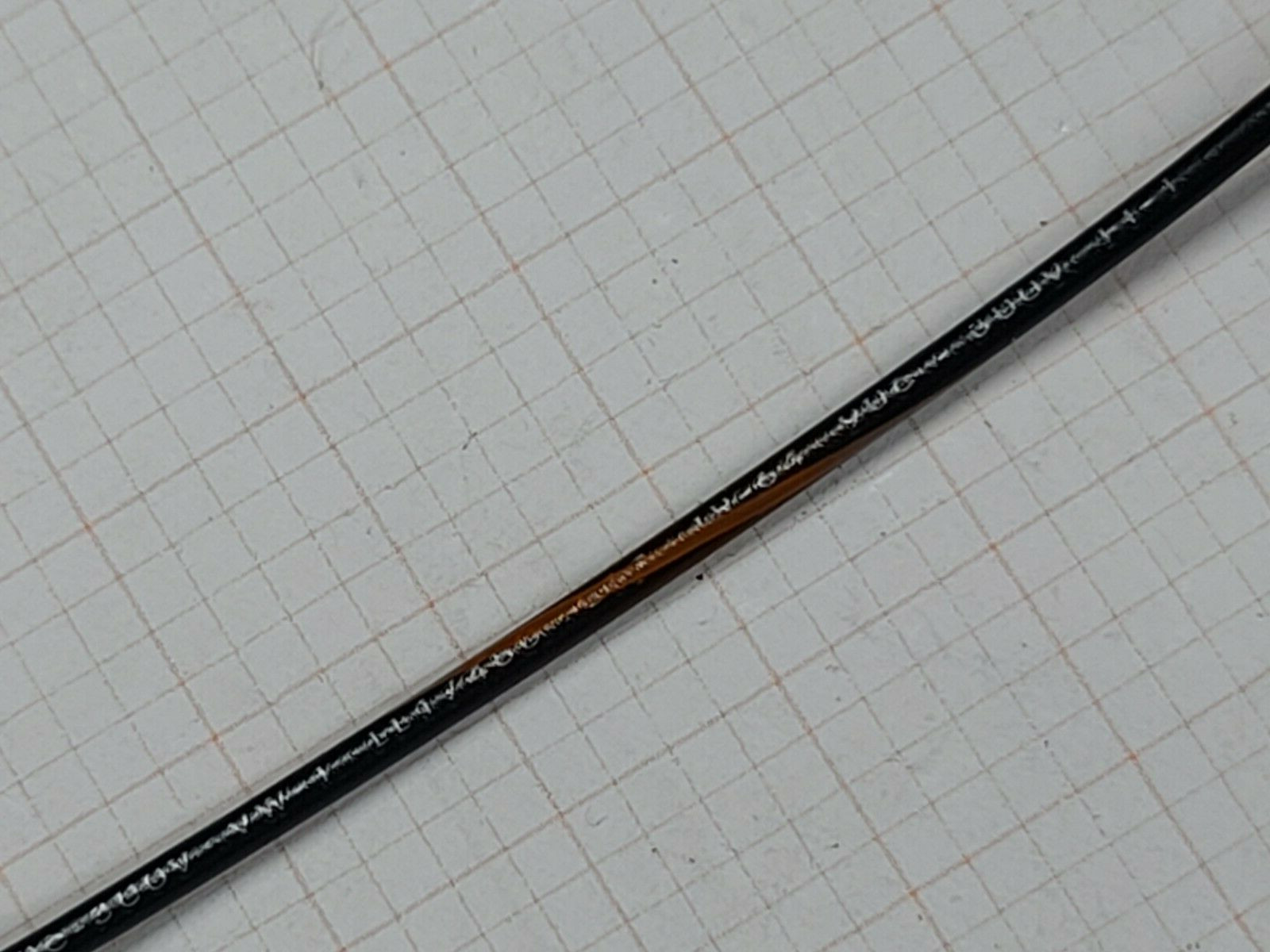 Atlas Wire #16awg 26x30T UL-1007/1569 Lead Wire 300V Black/Orange Stripe /100ft