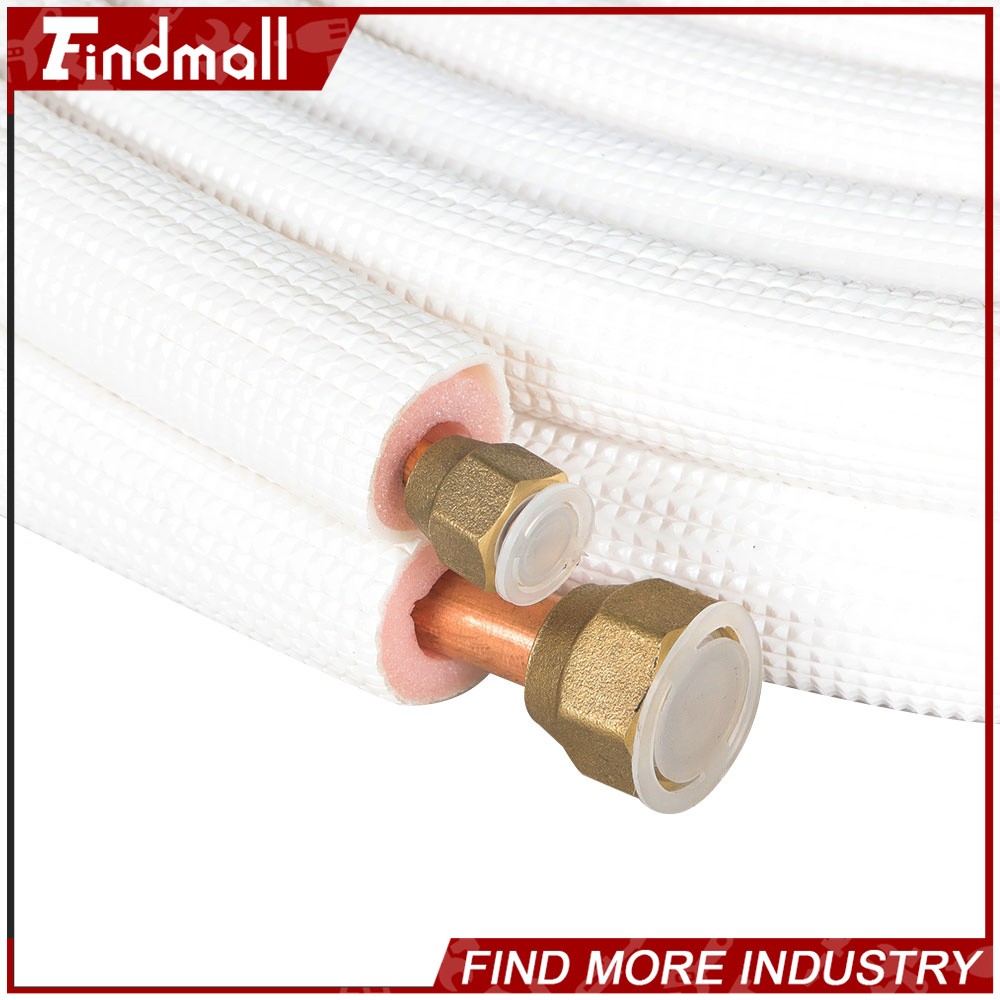 Findmall 1/4-3/8″ Dia. Three Length Options For Mini Split Heat Pump Systems Kit