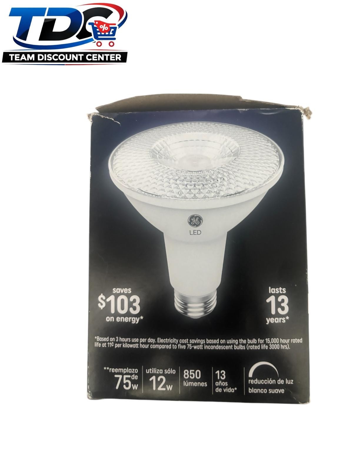 GE LED Flood Bulbs, Soft White, 75W-Open Box