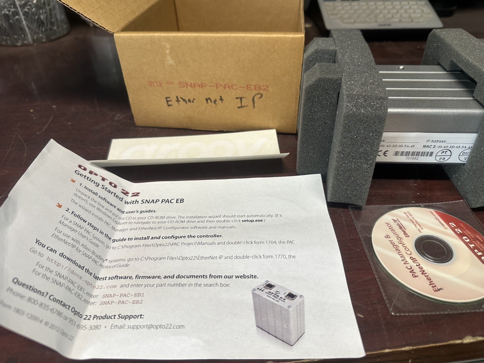 Opto SNAP-PAC-EB2, PAC Brain Ethernet, New in Box, Shipped Priority
