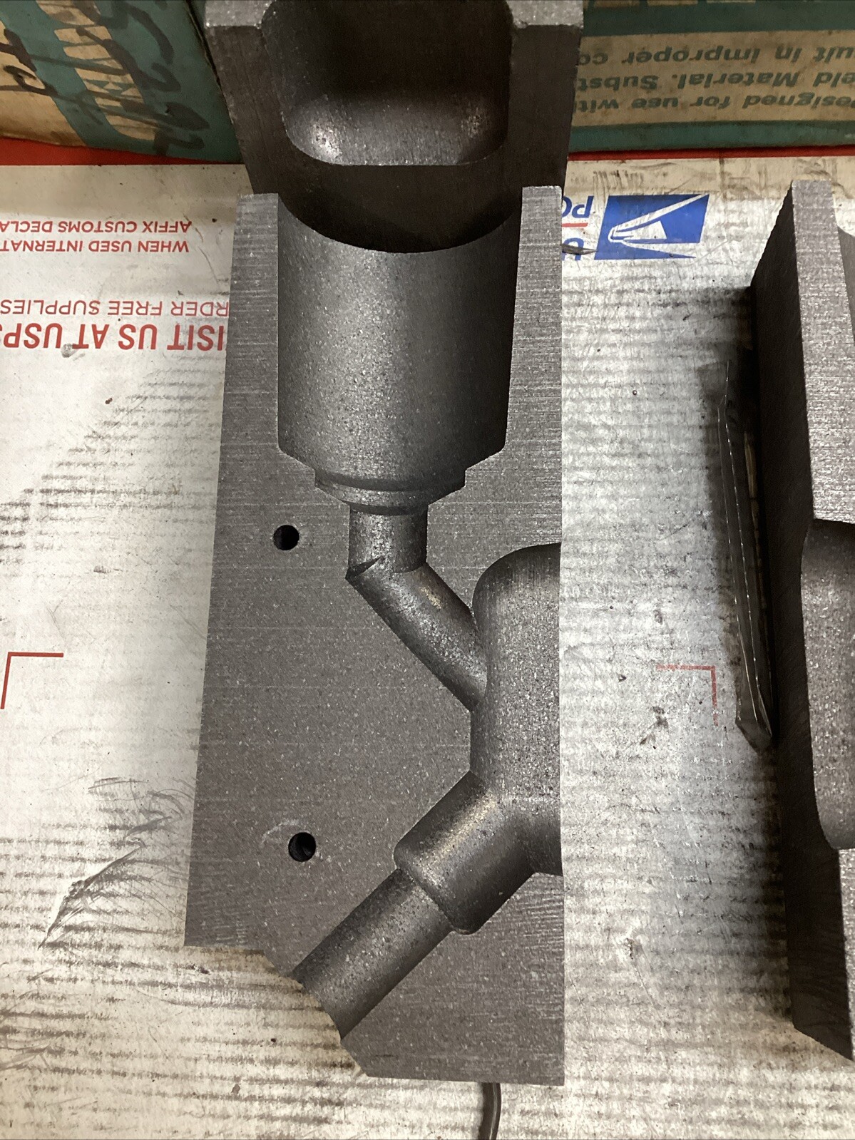 ERICO CADWELD IP-F VSC-2Q MOLD 4/0 CONC RUN & TAP STL #115 CART ED4U 3295