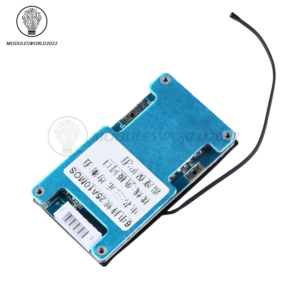 6S 15A 20A 25A Li-ion Battery Charge Protection Board Balanced Temp Protection