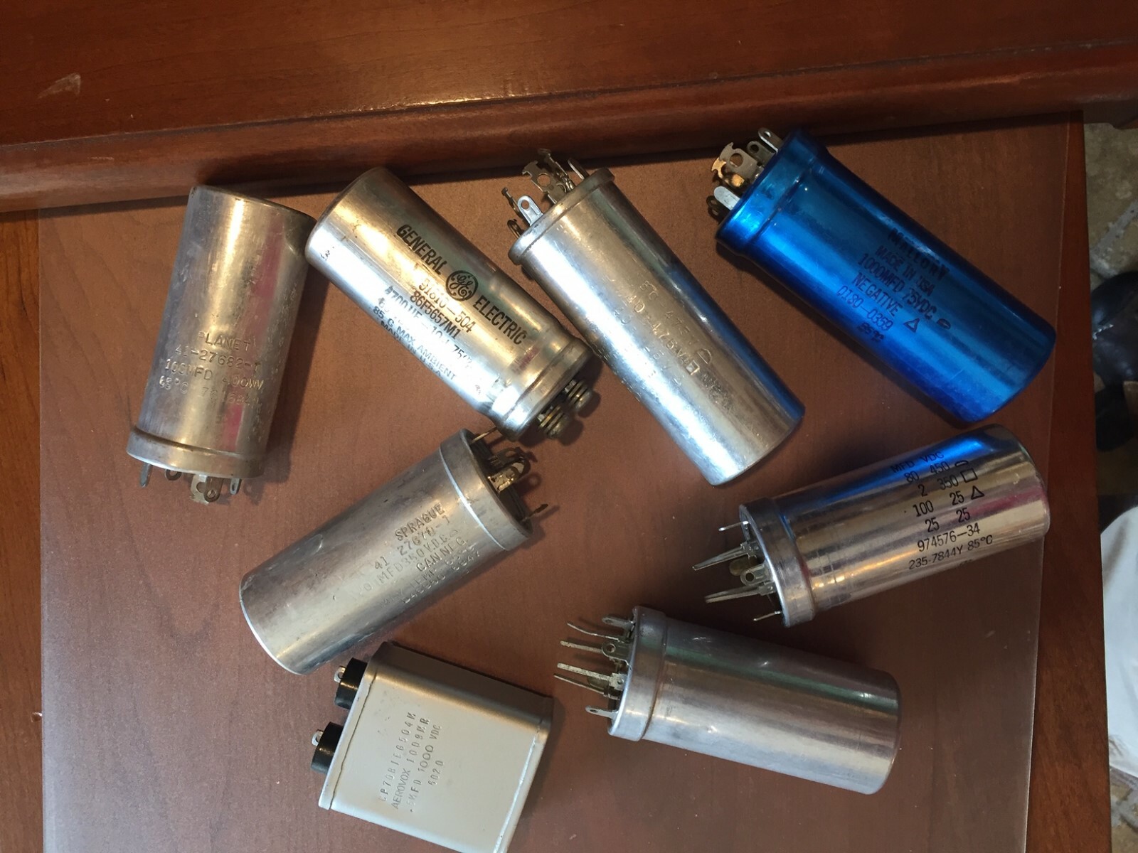 Vintage NOS Can Capacitors, Mallory, Philco, Nippon Chemi-con, Sprague, GE