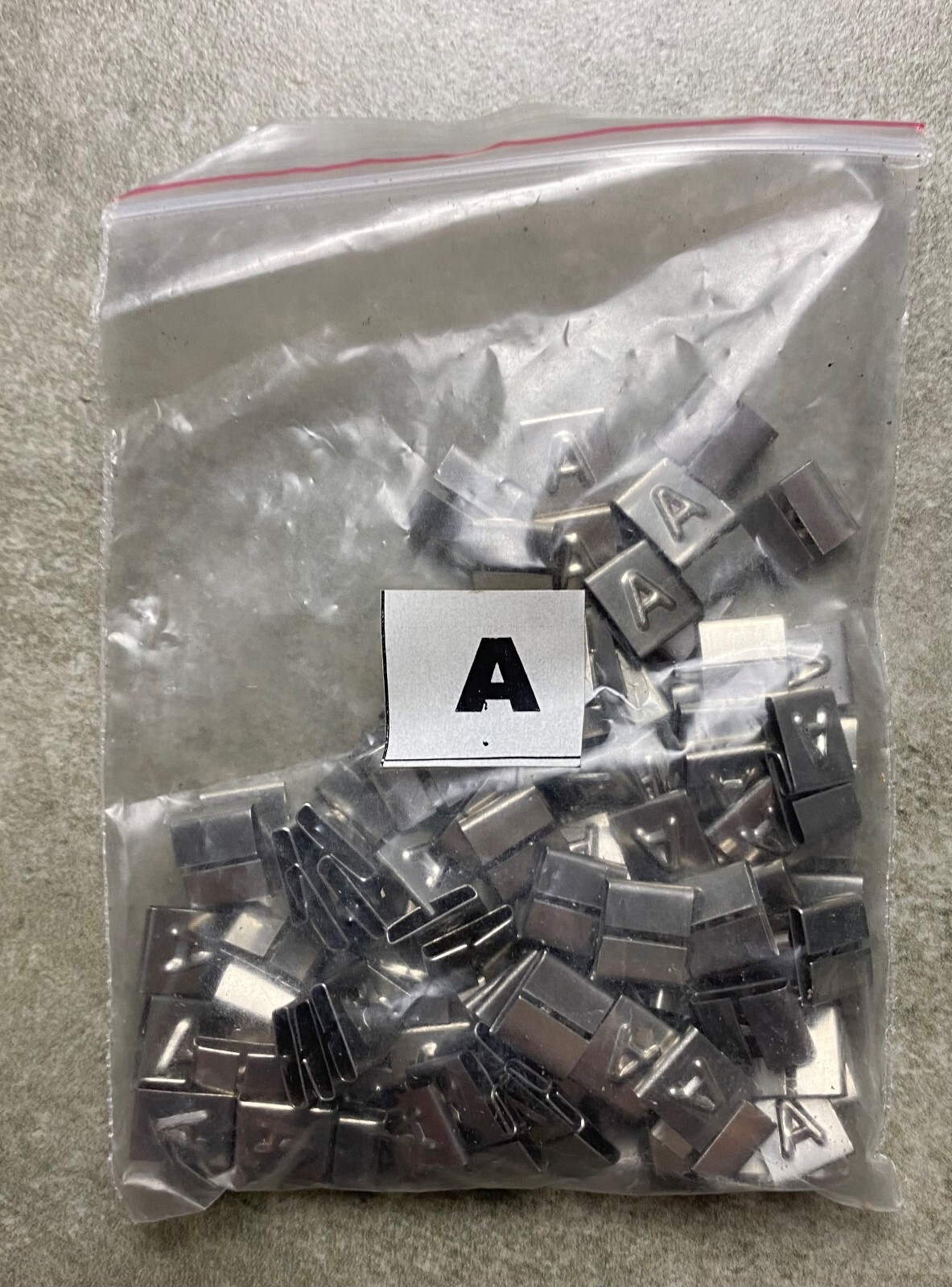 HAYATA ID-A, Stainless Steel Cable Marker 316SS, Symbol “A” , 100 Pc’s Pkt