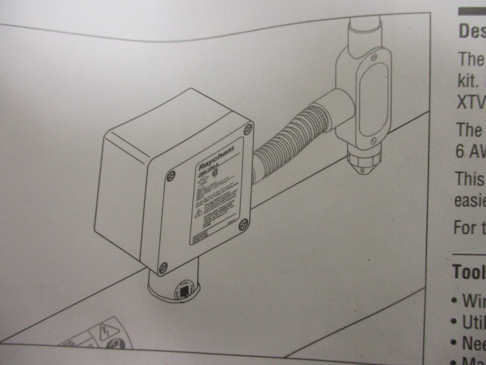 RAYCHEM JBS-100-A Single-Entry Power Connection with Junction Box