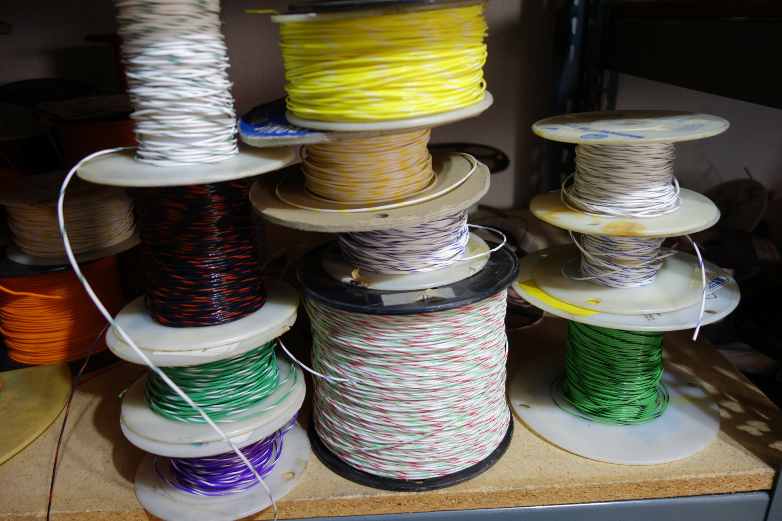 100 Feet 20 Awg Stranded striped 600V Silver Plate Mil Spec M16878/4 Teflon Wire