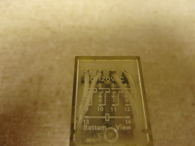 Omron MY4 Relay 1013Y1, 110/120Vdc