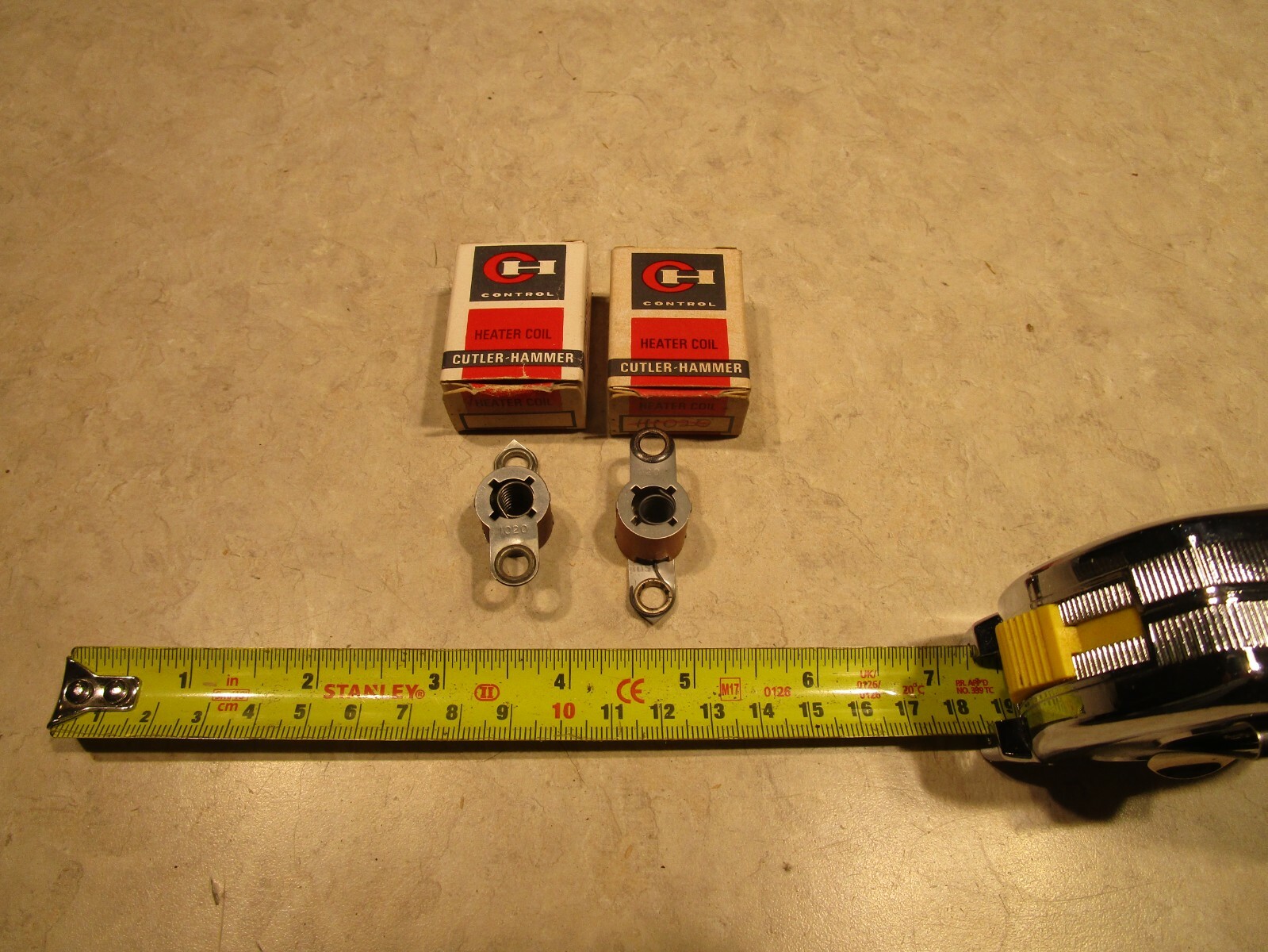 LOT OF 2 CUTLER HAMMER H1020 HEATER COILS, H0226