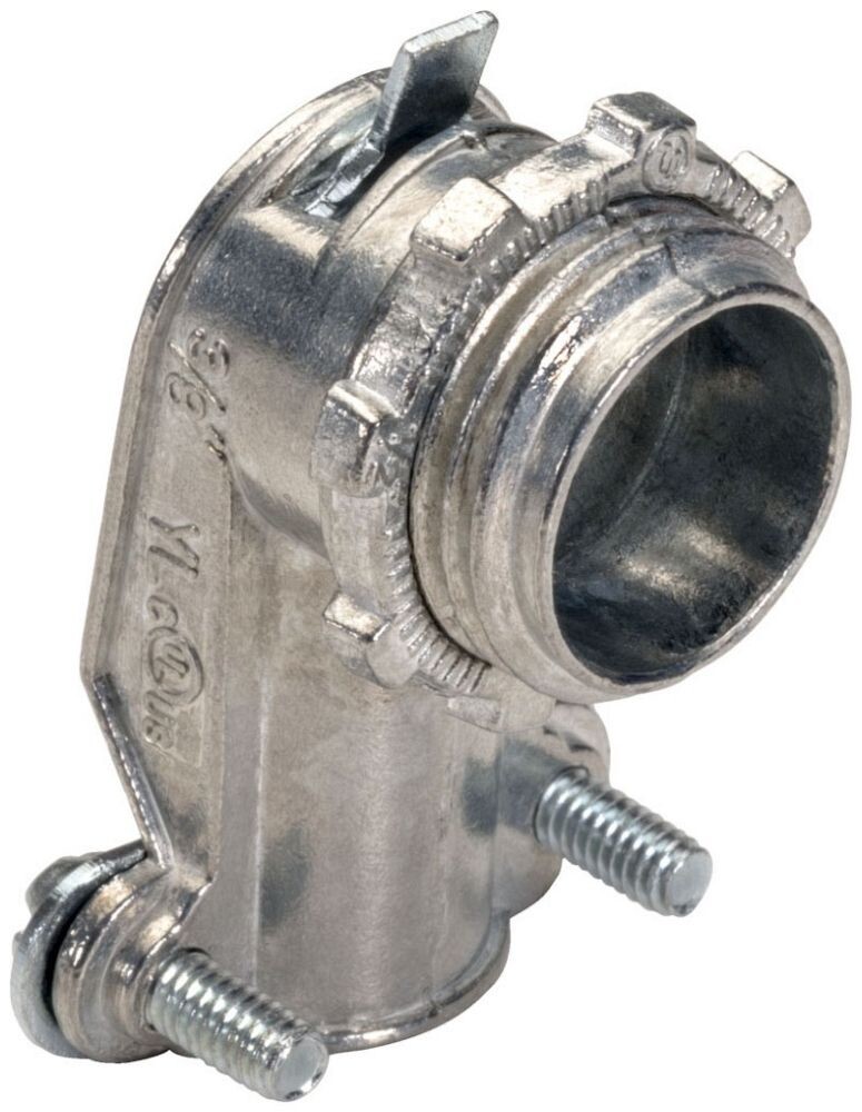 Southwire 101, 1/2″, Die-Cast, Single Cable, 90D, A/MC/Flex Connector, 1 pc