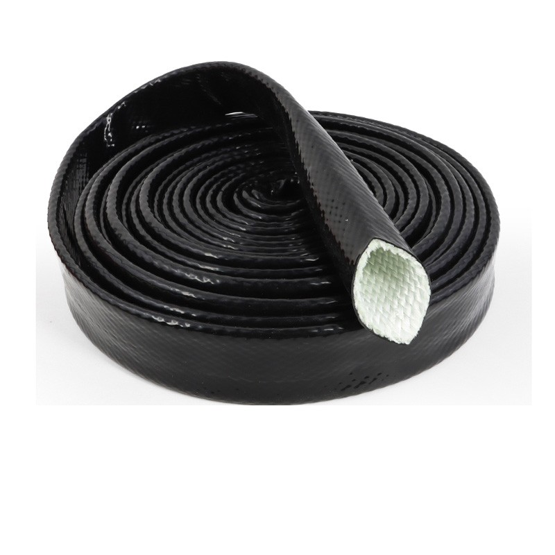 Silicone / Fibreglass Fire Sleeving Protective Heat Shield Sleeve 4mm to 100mm