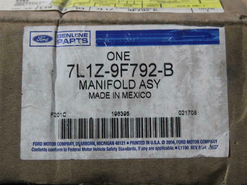 Ford 7L1Z-9F792-B 7L1Z9F792B Fuel Rail NEW NOB Expedited Shipping