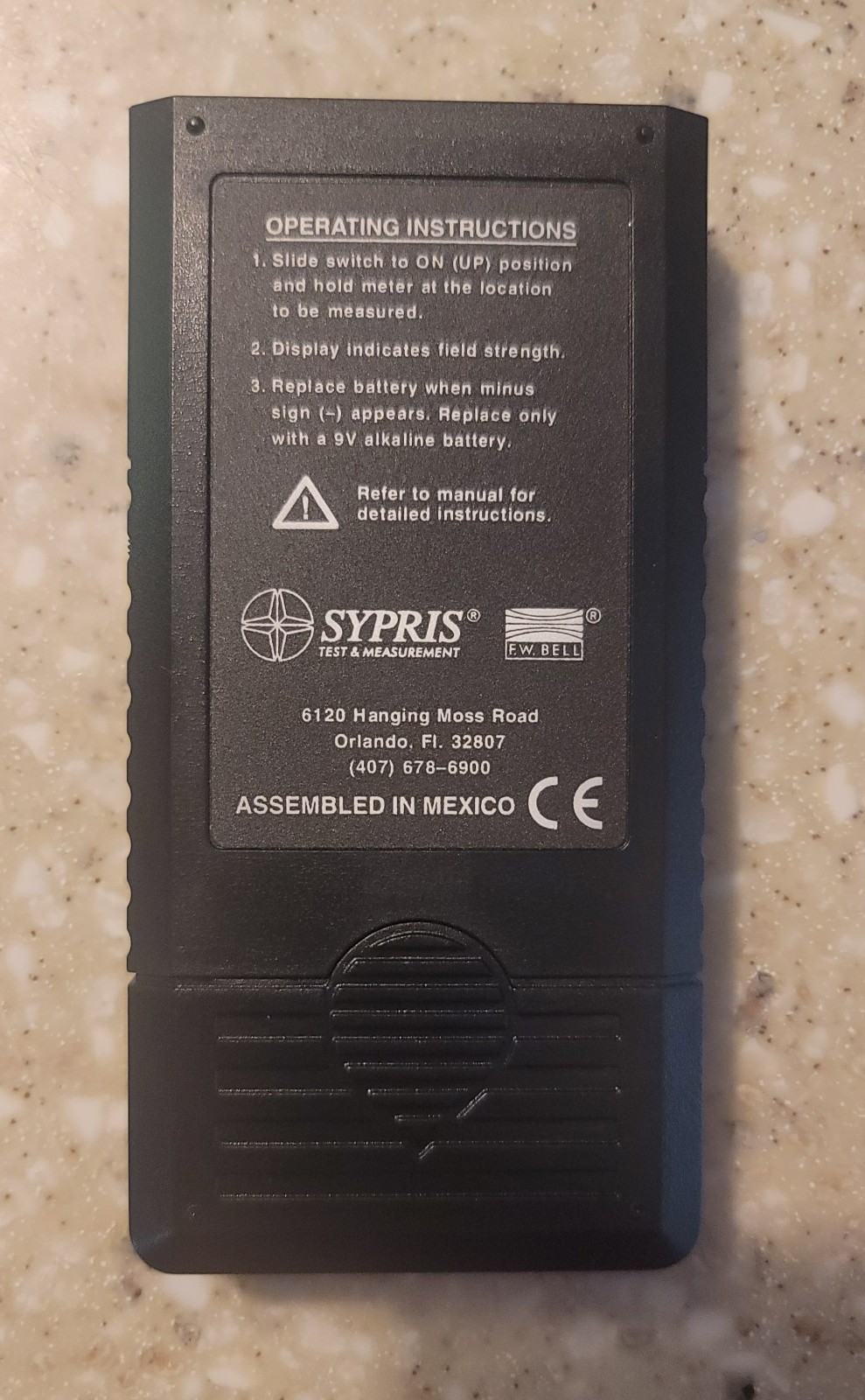 Sypris F.W. Bell Model 4080 Triaxial Elf Magnetic Field Meter with soft case