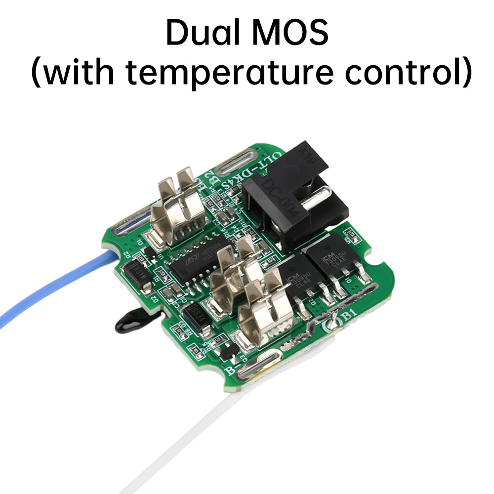4S 16.8V 30A 18650 Li-ion Battery Protection Board BMS Dual MOS for Power Tools
