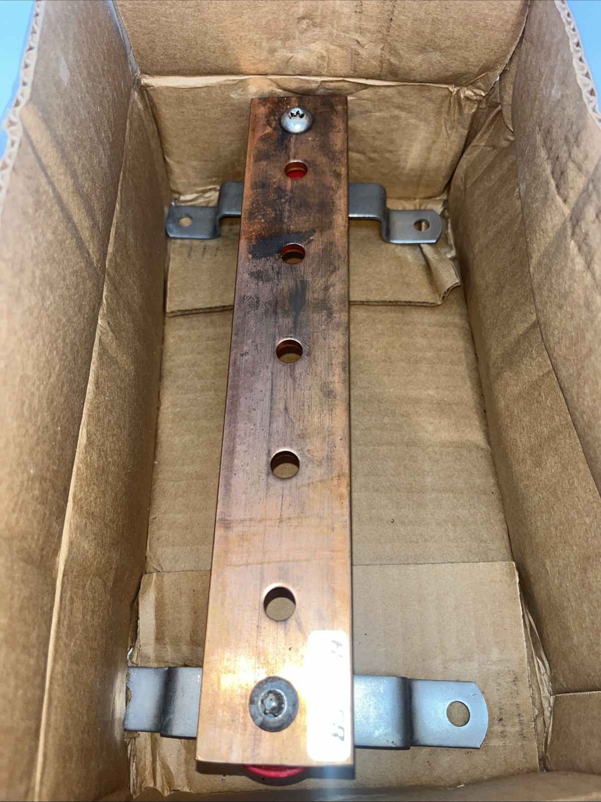 NEW Harger GBI14212G 1/4″ x 2″ x 12″ Ground Bar Fast Free Shipping!