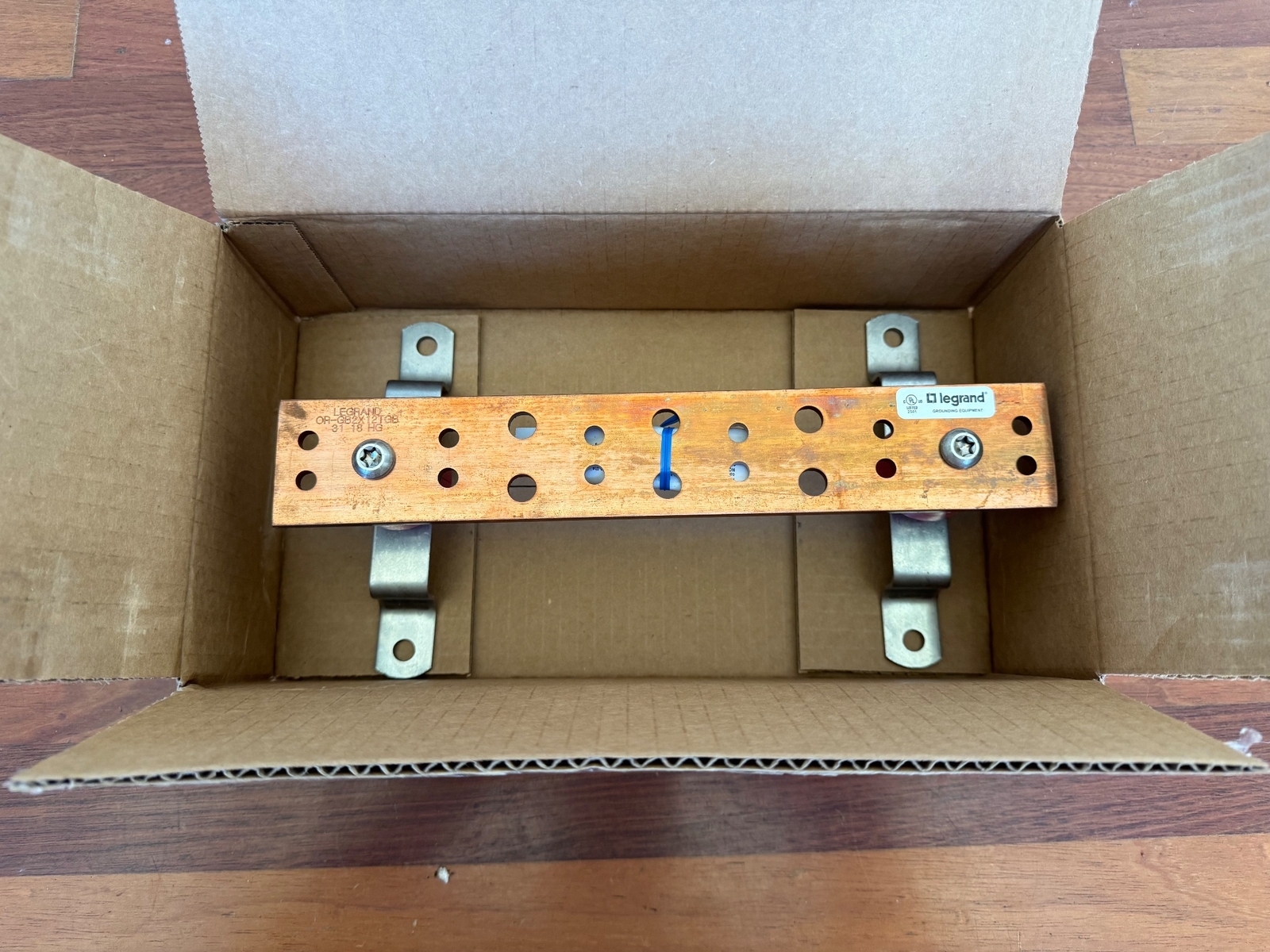 Legrand Ortronics GB2X12TGB Telecom Ground Bar 12″w x 2″H