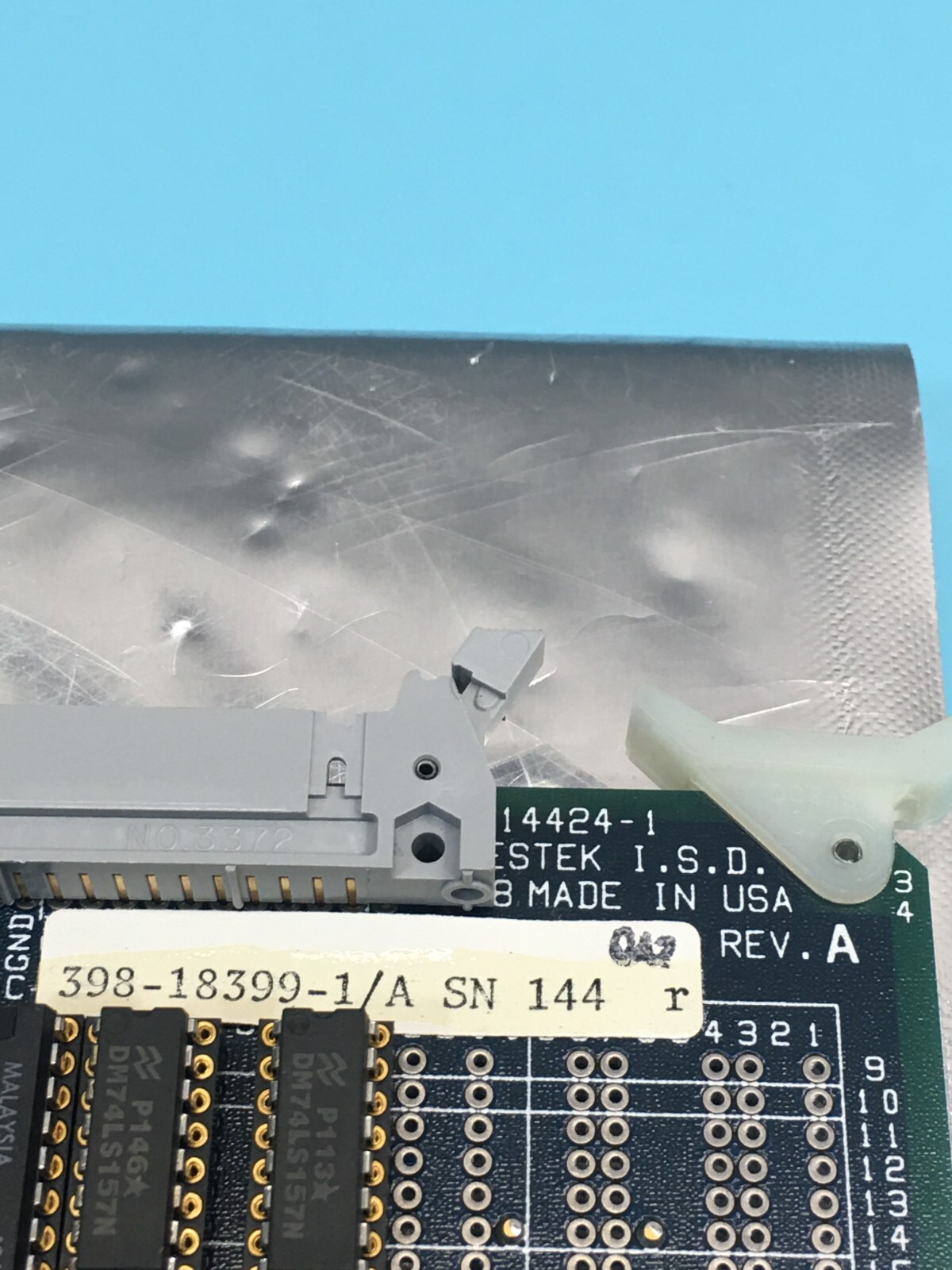 ESTEK I.S.D 297-14424-1 WIRE WRAP BOARD, 398-18399-1/A, 122904
