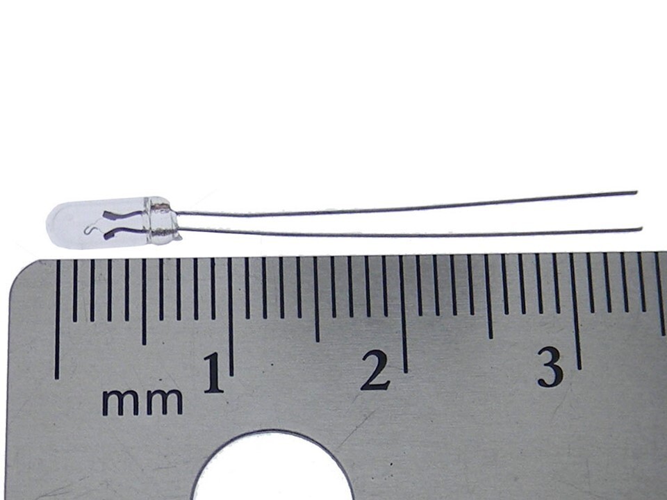 MPJ 37484LA 12V INCANDESCENT GRAIN OF WHEAT MICO LAMP PANEL LAMP BULB 10 PCS